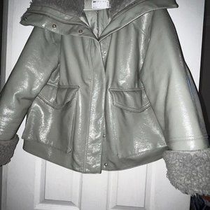 ASOS Womens Green and Grey Coat